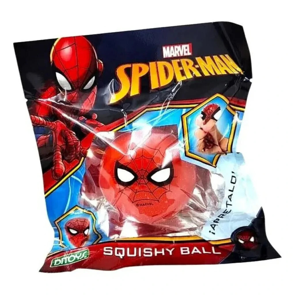 Squishy Ball Antiestrés Spiderman Ditoys Apretable