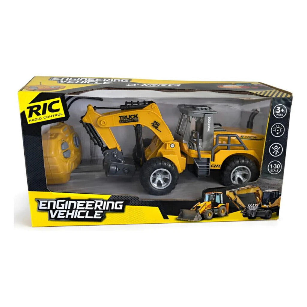 Máquina Excavadora Radio Control Juguete Construcción Infantil