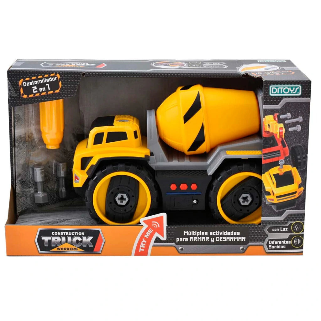 Camión Construction Truck Workers Ditoys Juguete Infantil