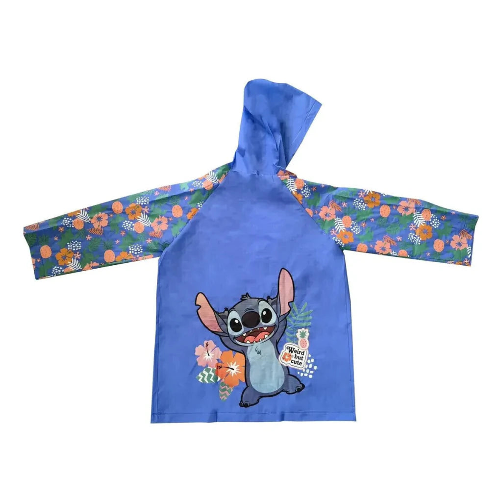 Piloto Infantil de Lluvia Stitch Wabro Impermeable Disney