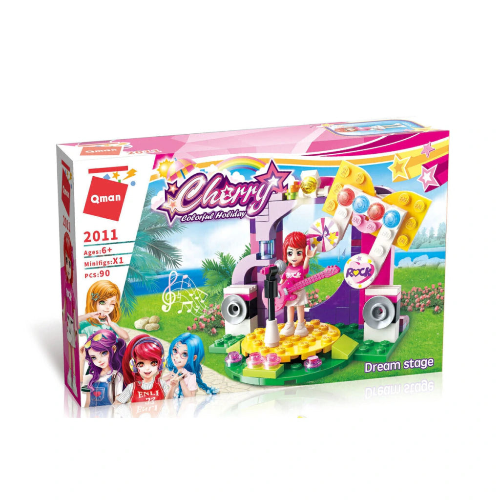 Escenario Musical para Armar Bloques Ladrillos Juguete