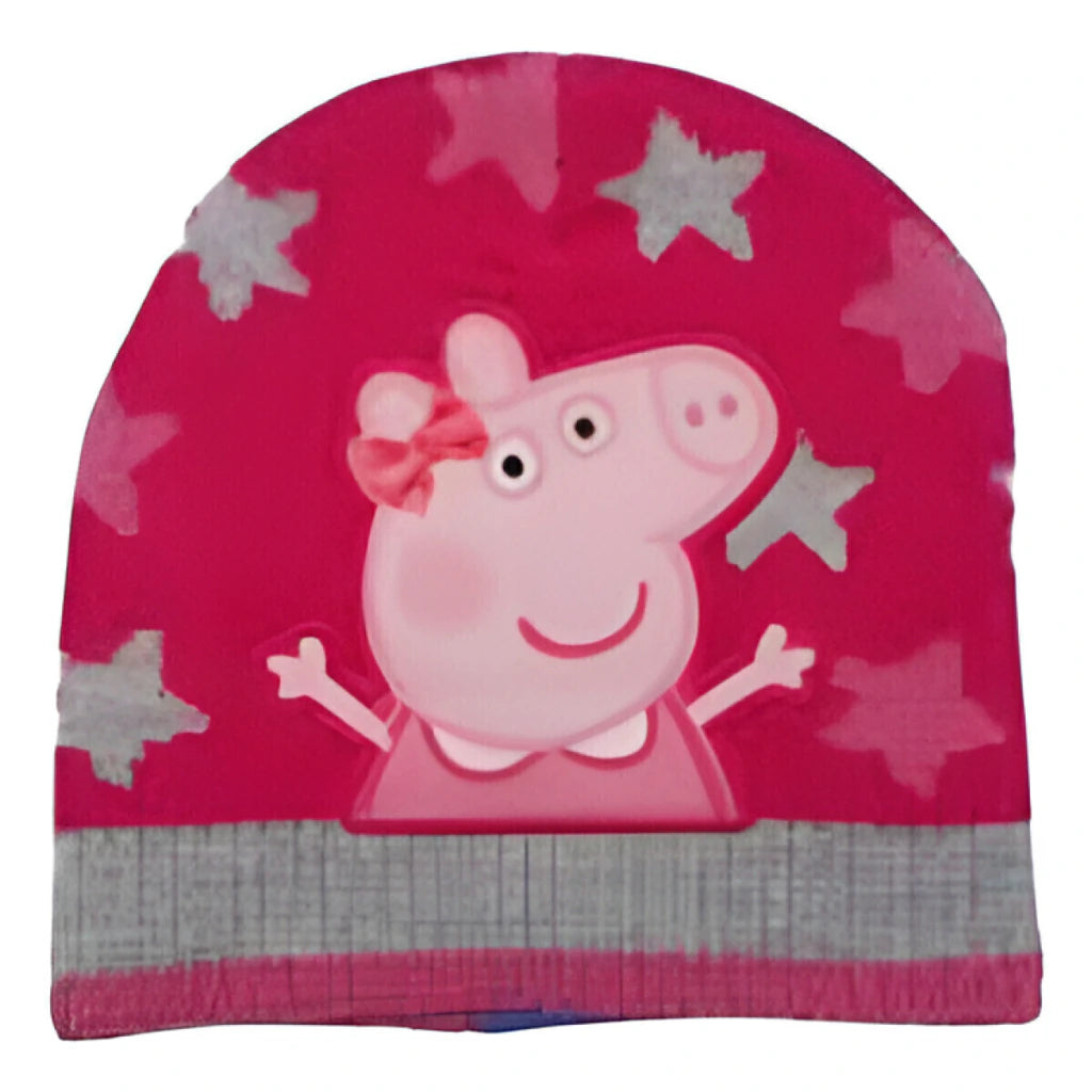 Gorro Footy Peppa Pig con Estrellas Infantil Invierno