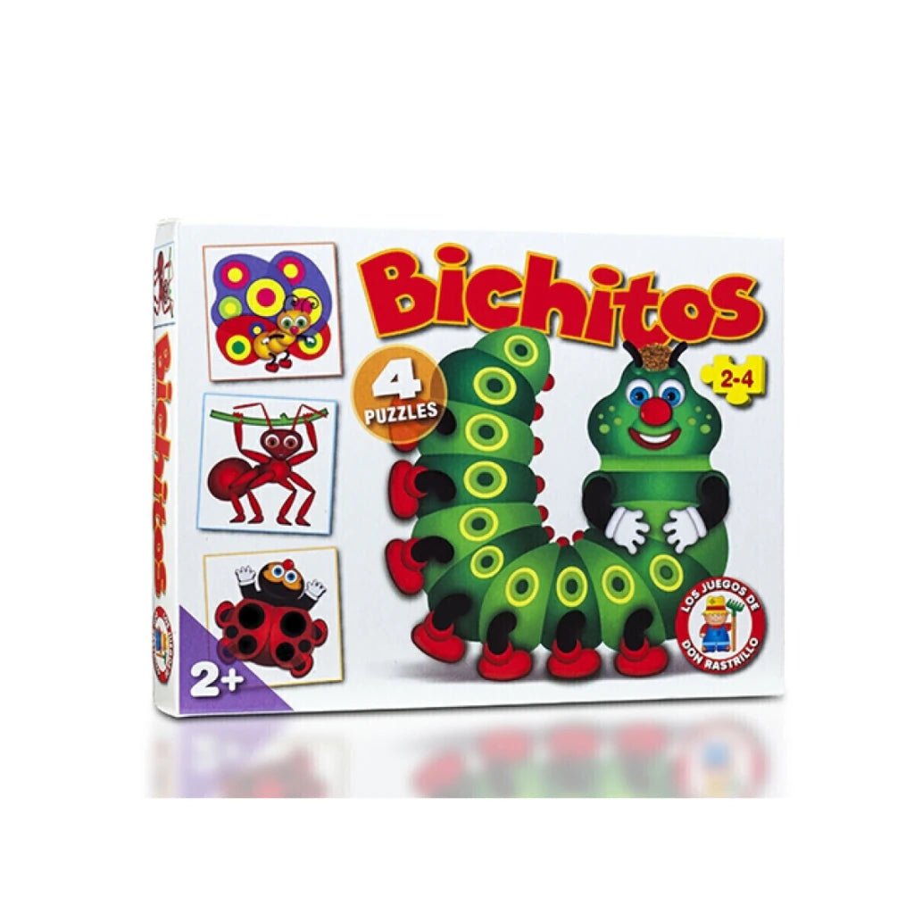 Juego de Mesa Infantil Bichitos Puzzles Ruibal Didáctico