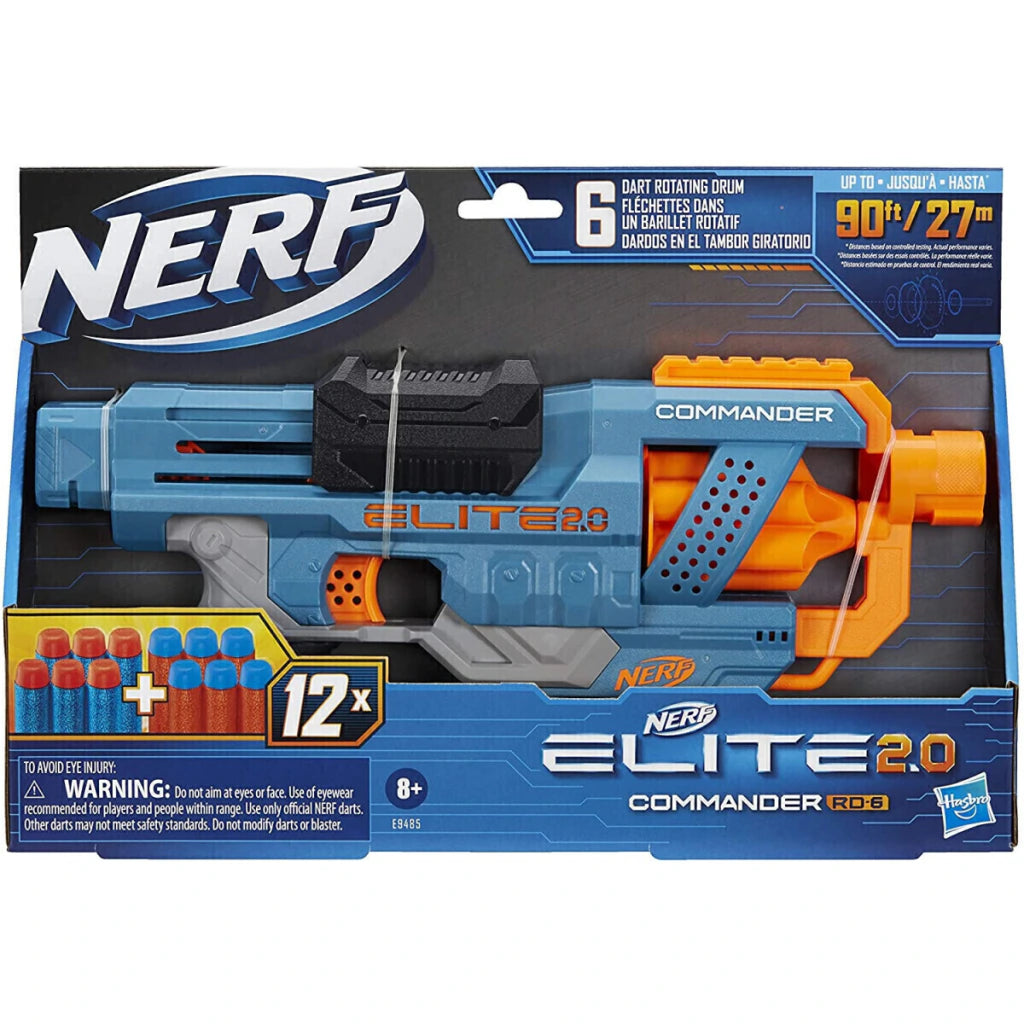 Nerf Elite 2.0 Commander Lanzadardos Infantil Hasbro