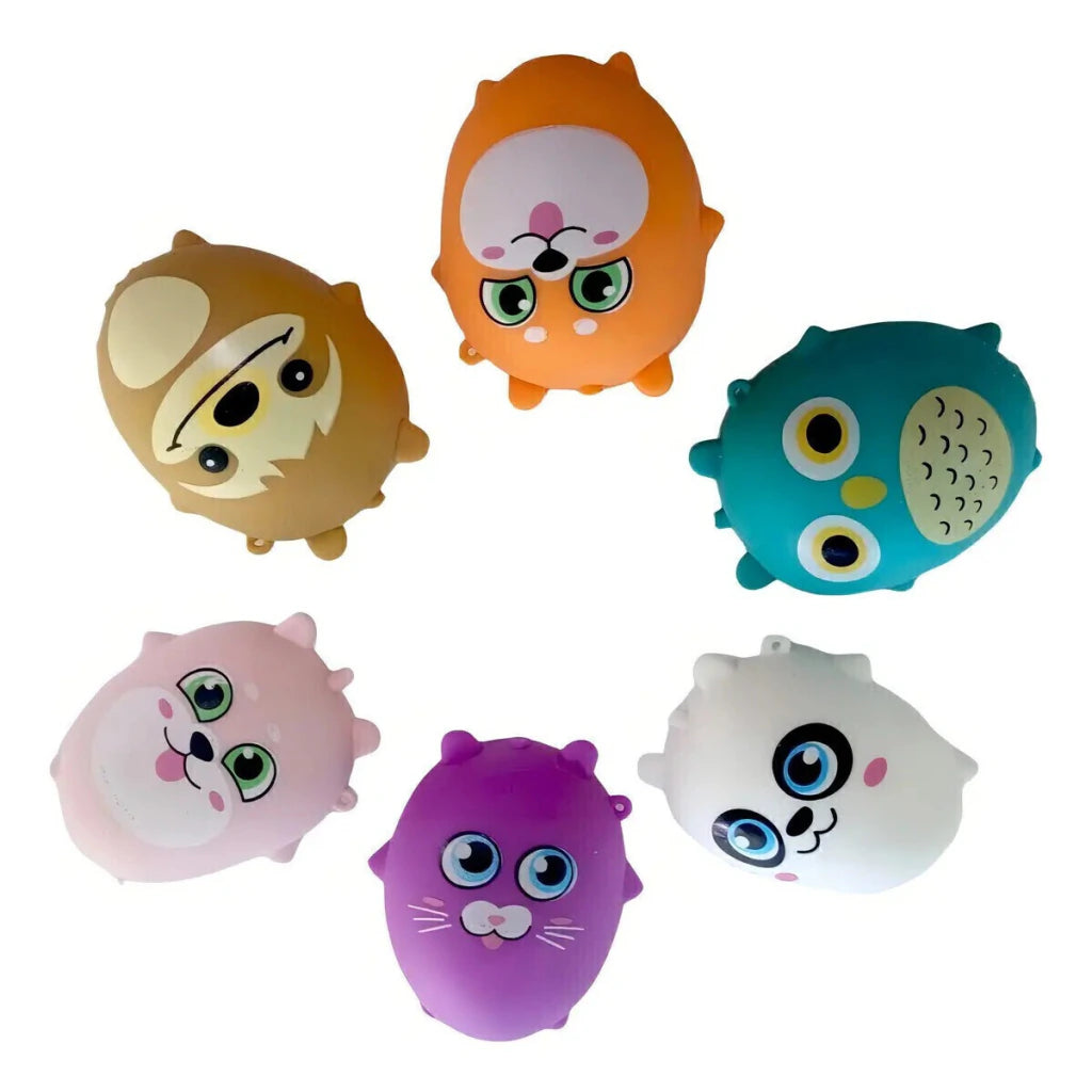 Squishy Antiestrés Animales Ditoys Apretable 8 cm Colores