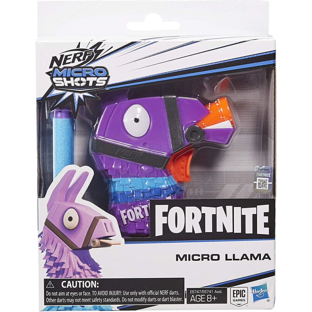 Pistola Nerf Fortnite Micro Shots RL Hasbro Lanzador