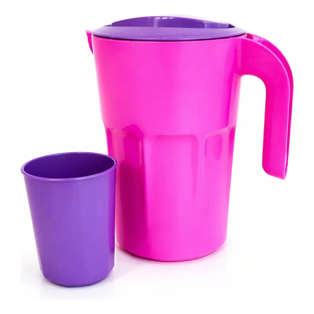 Jarra de Juguete con Vaso y Sorbete Cocina Creativa Infantil