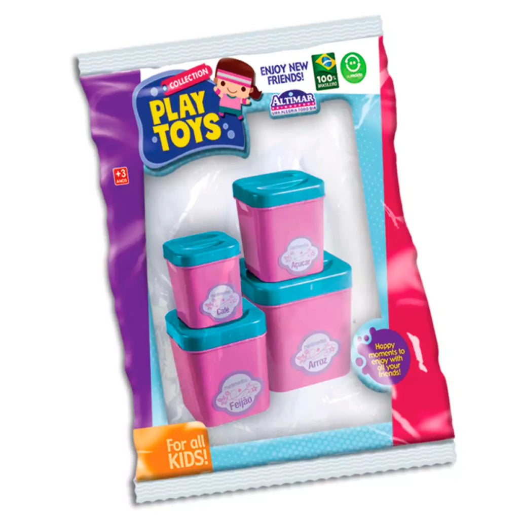 Set de Cocina Kit Tuppers de Juguete Infantil