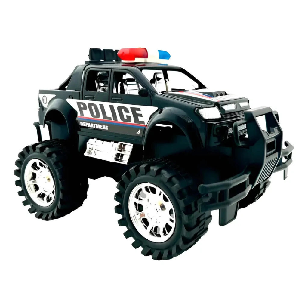 Monster Truck Camioneta de Policía a Fricción Juguete Infantil