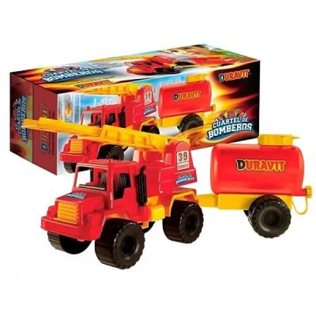 Camión de Bomberos con Tanque de Agua Duravit Juguete Infantil