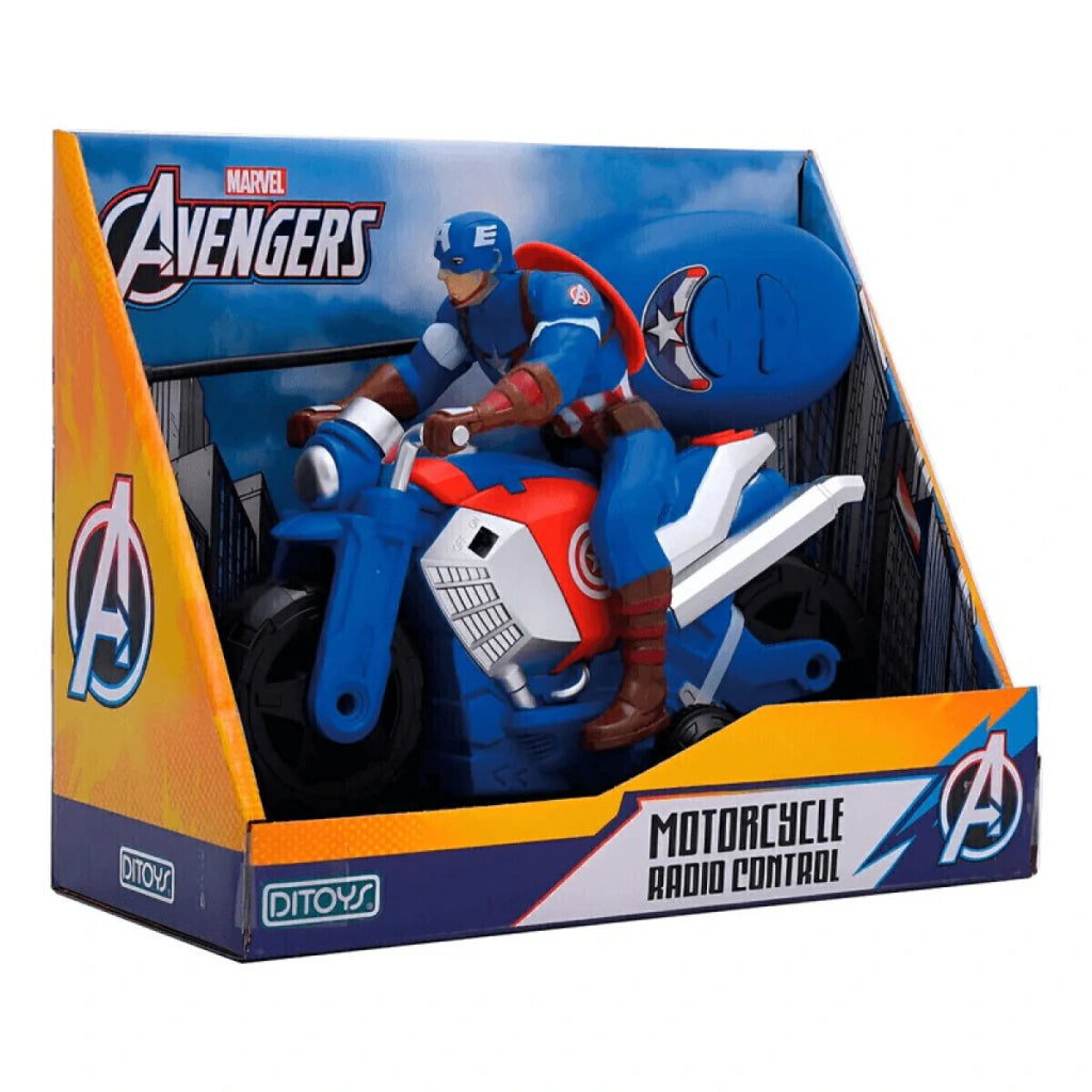 Moto Radio Control Marvel Avengers Motocycle Infantil