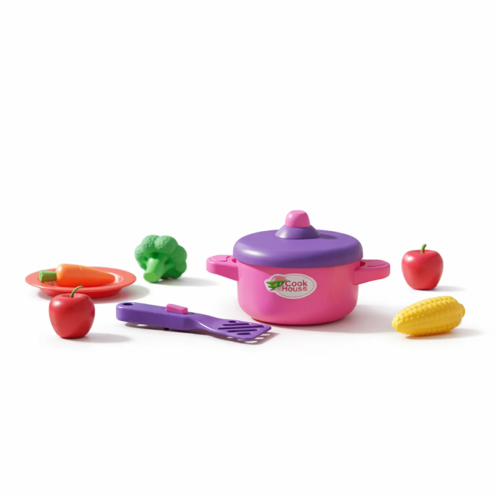 Set de Cocina Olla de Juguete con Accesorios Infantil