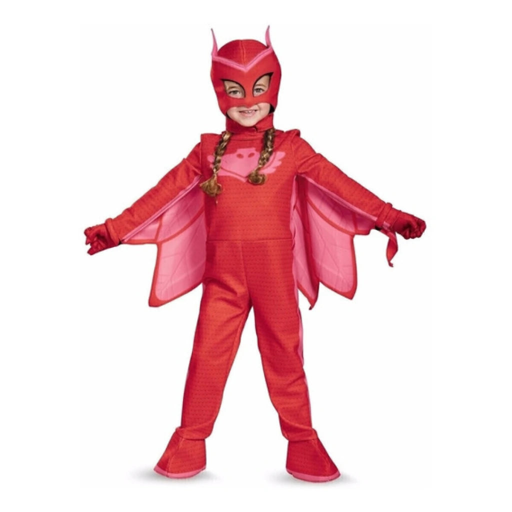 Disfraz PJ Masks Owlette Rojo Talle 1 Infantil New Toys