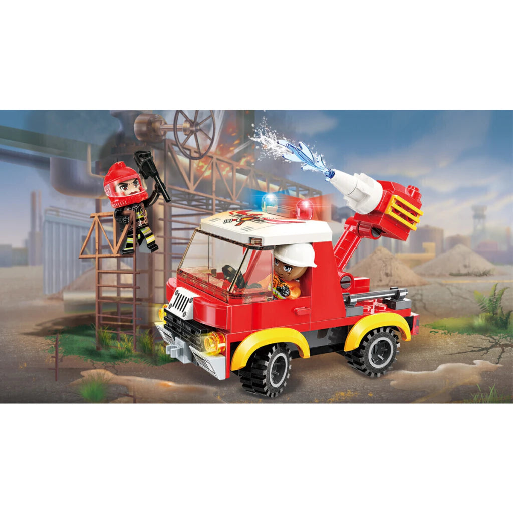 Blocks Jet Truck Qman Set de Construcción