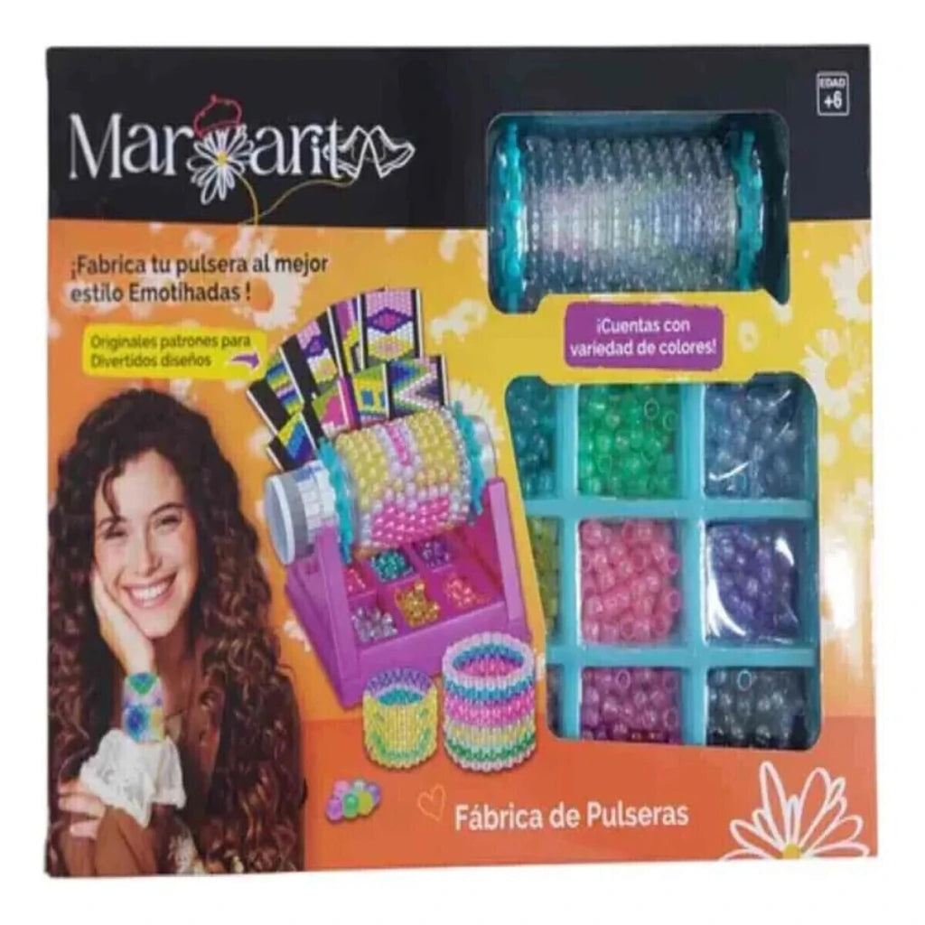 Juego Margarita Fábrica de Pulseras Kit Creativo de Manualidades