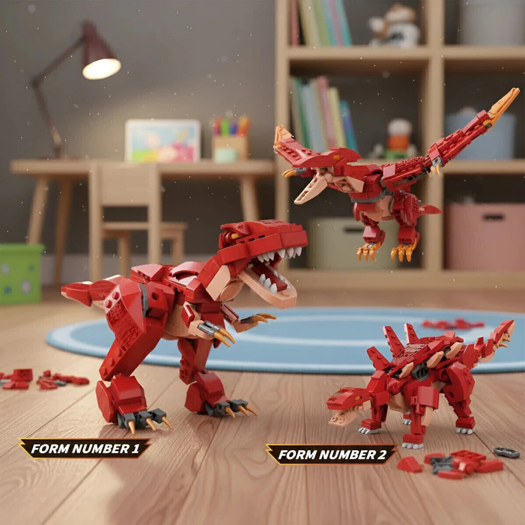 Bloques Jurassic World T-Rex 3 en 1 Ladrillos para Armar