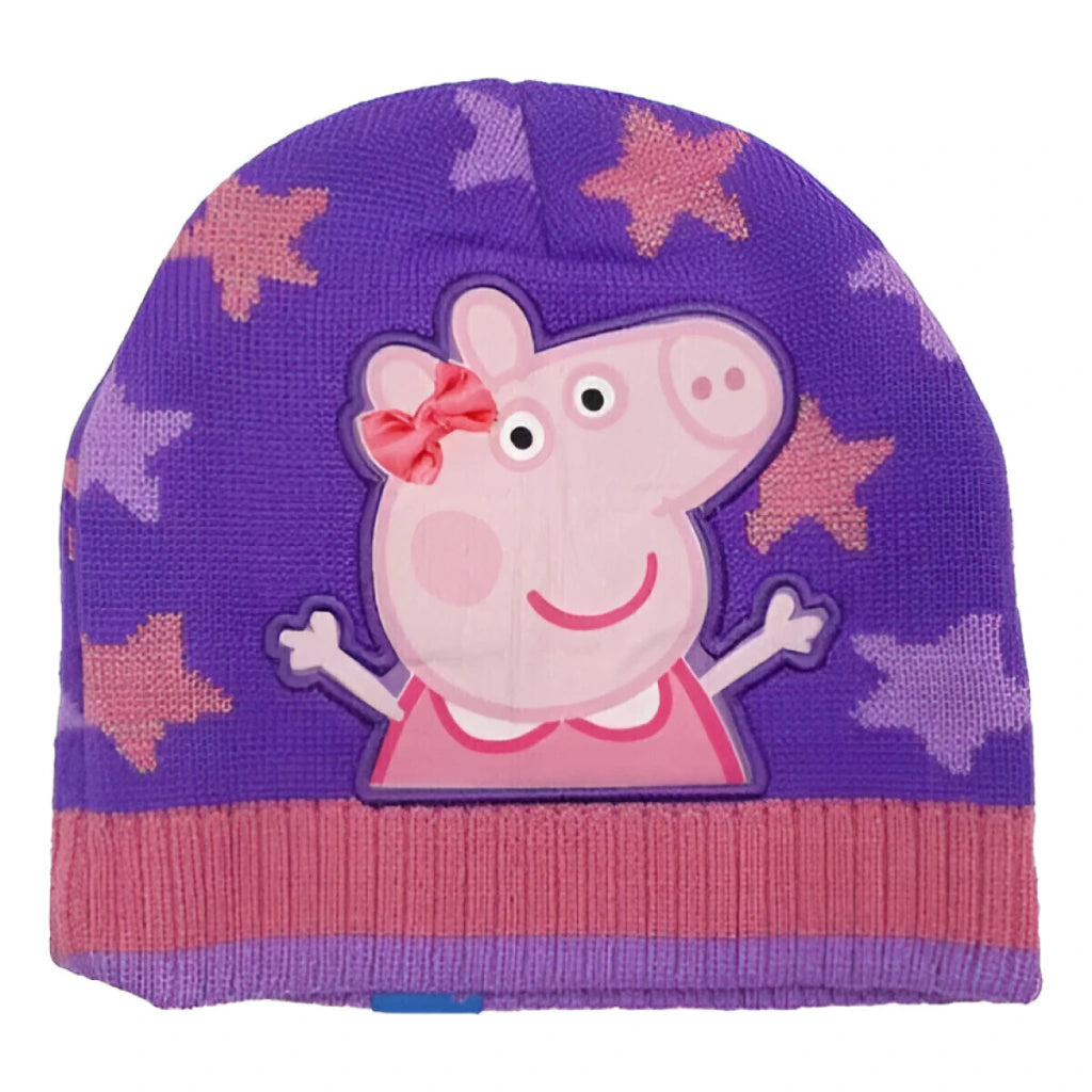 Gorro Footy Peppa Pig con Estrellas Infantil Invierno