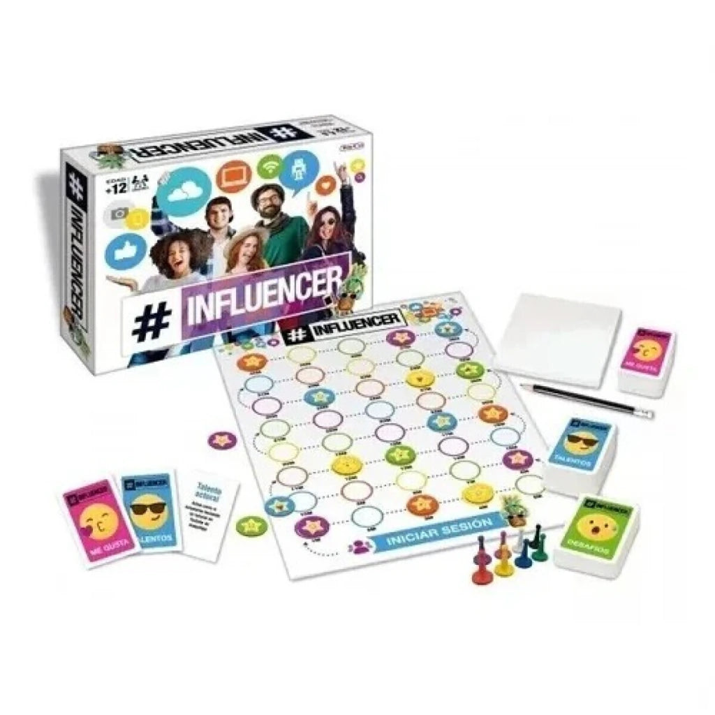 Juego de Mesa Influencer Redes Sociales Familiar