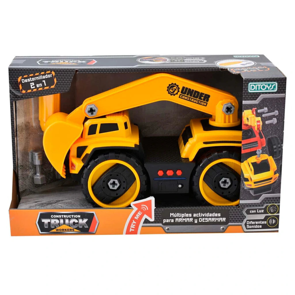 Camión Construction Truck Workers Ditoys Juguete Infantil