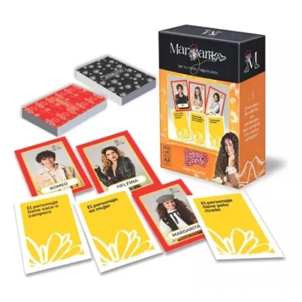 Margarita ¿Quién Será? Juego de Cartas de Personajes