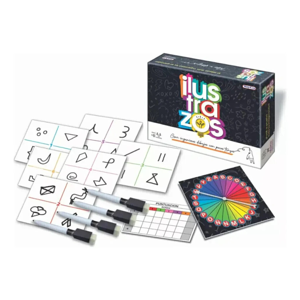 Ilustrazos Juego de Mesa de Dibujo y Diversión Familiar