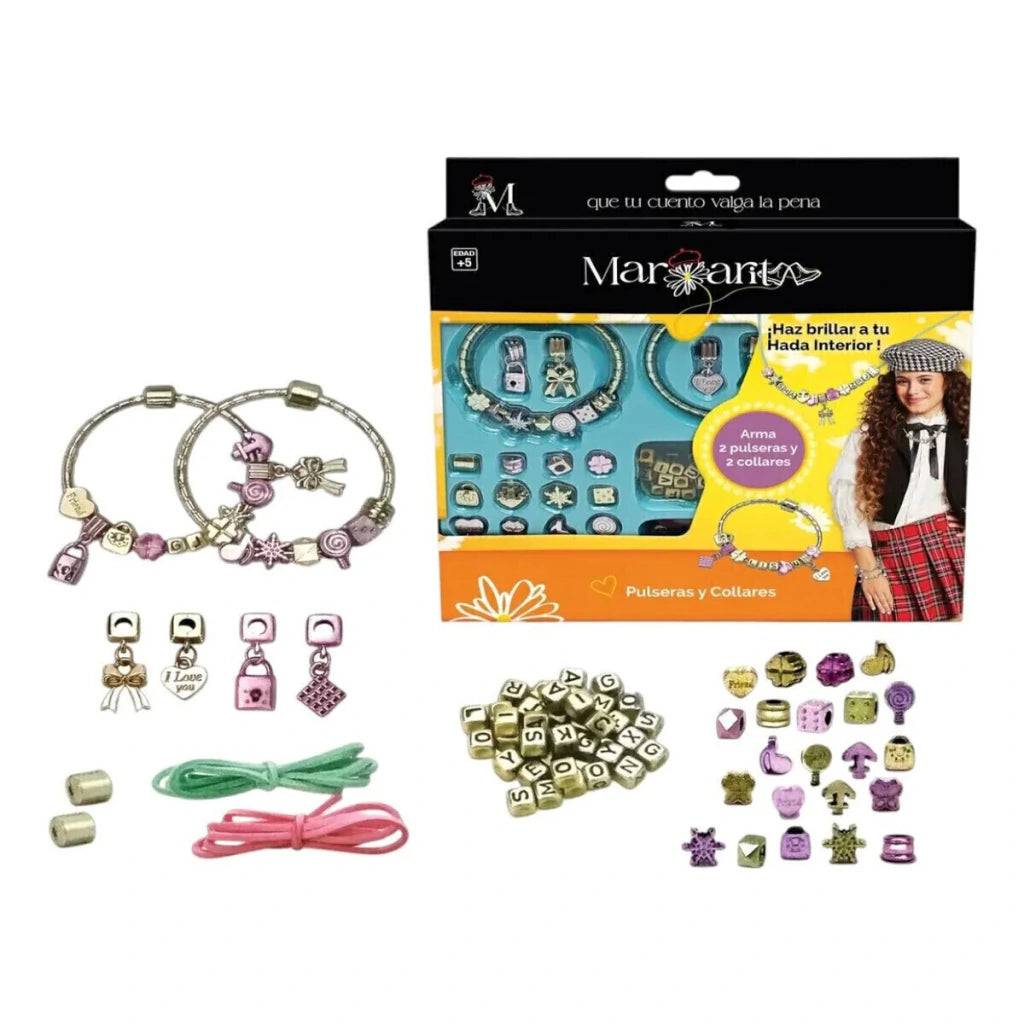 Margarita Pulseras y Collares Kit Creativo Toyco de Manualidades