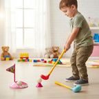 Juego de Golf Infantil Giantoys Set de Palos con Hoyo