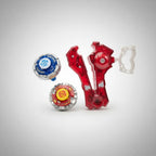 Spin Blade Duo Spinner Trompo Metal con Lanzador