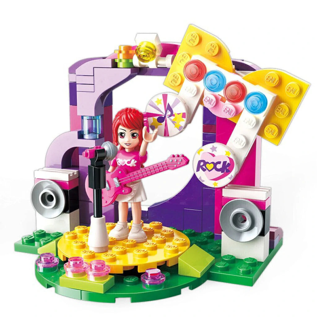Escenario Musical para Armar Bloques Ladrillos Juguete