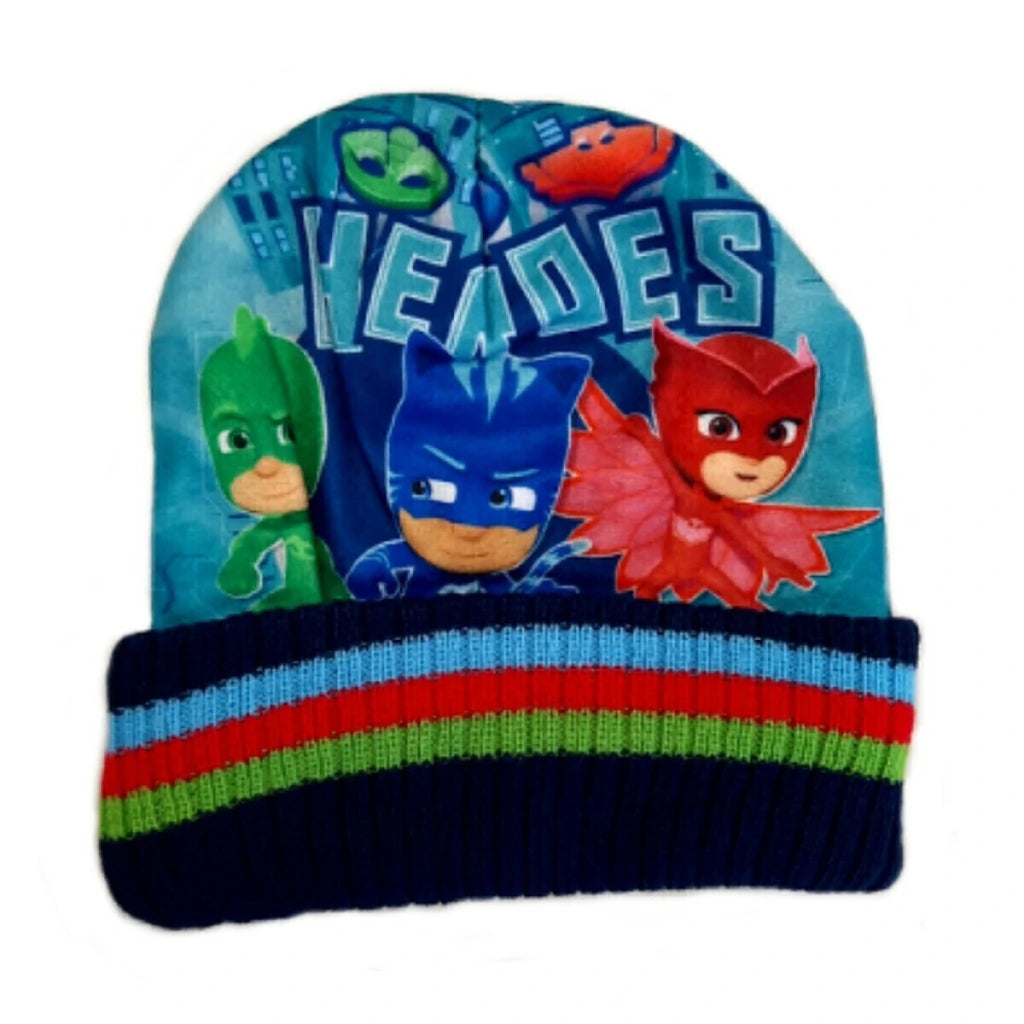 Gorro PJ Masks Héroes en Pijamas Infantil Invierno Tejido