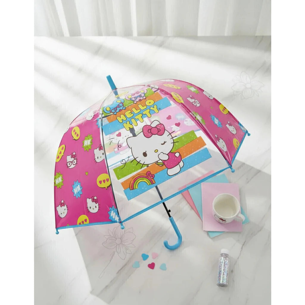 Paraguas Hello Kitty Wabro Infantil Oficial Sanrio