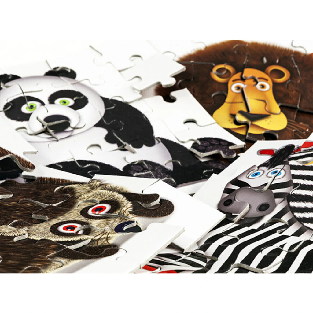 Juego de Mesa Infantil Puzzle Zoológico Ruibal