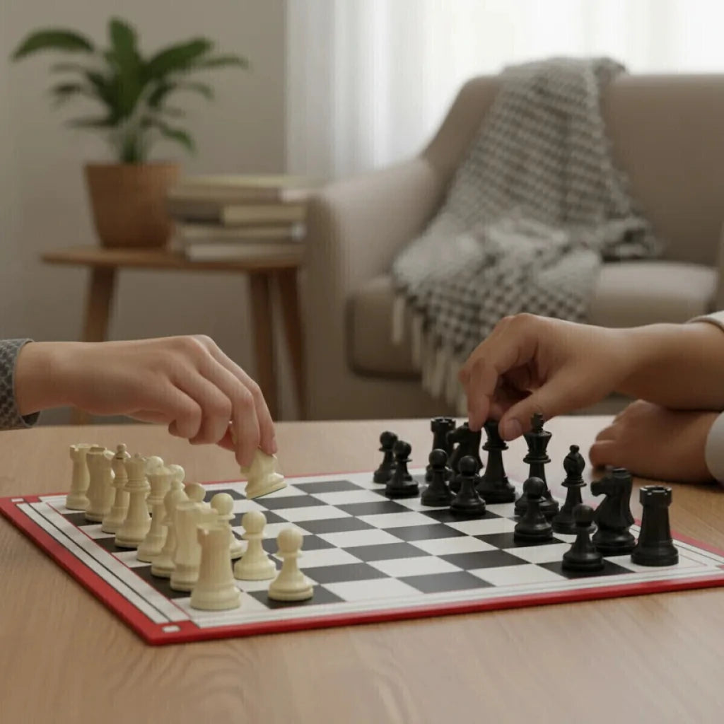 Juego de Mesa Ajedrez Línea Roja Toyco Clásico