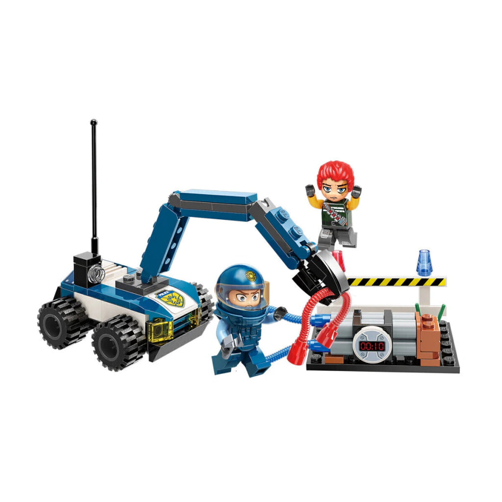 Qman Bloques Mine City Captura Forajidos Set Armable Infantil