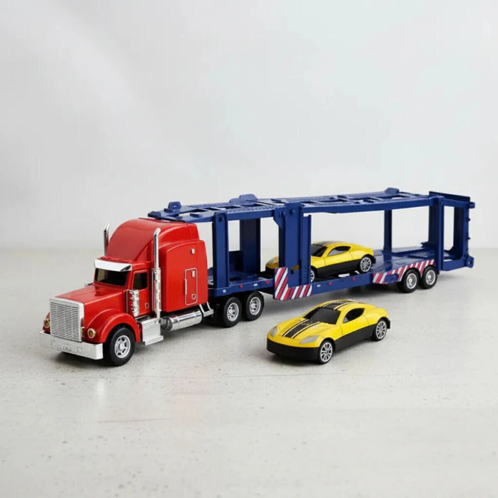 Camión Transportador de Autos a Fricción Juguete Infantil