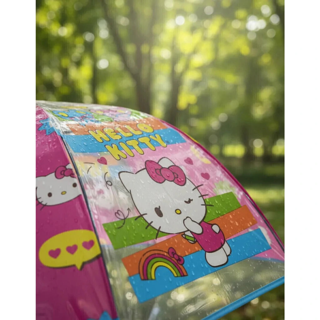 Paraguas Hello Kitty Wabro Infantil Oficial Sanrio
