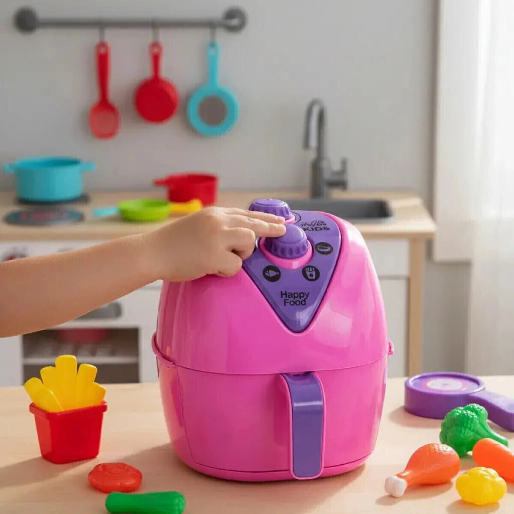 Set Freidora de Aire Juguete Cook House con Accesorios Infantil