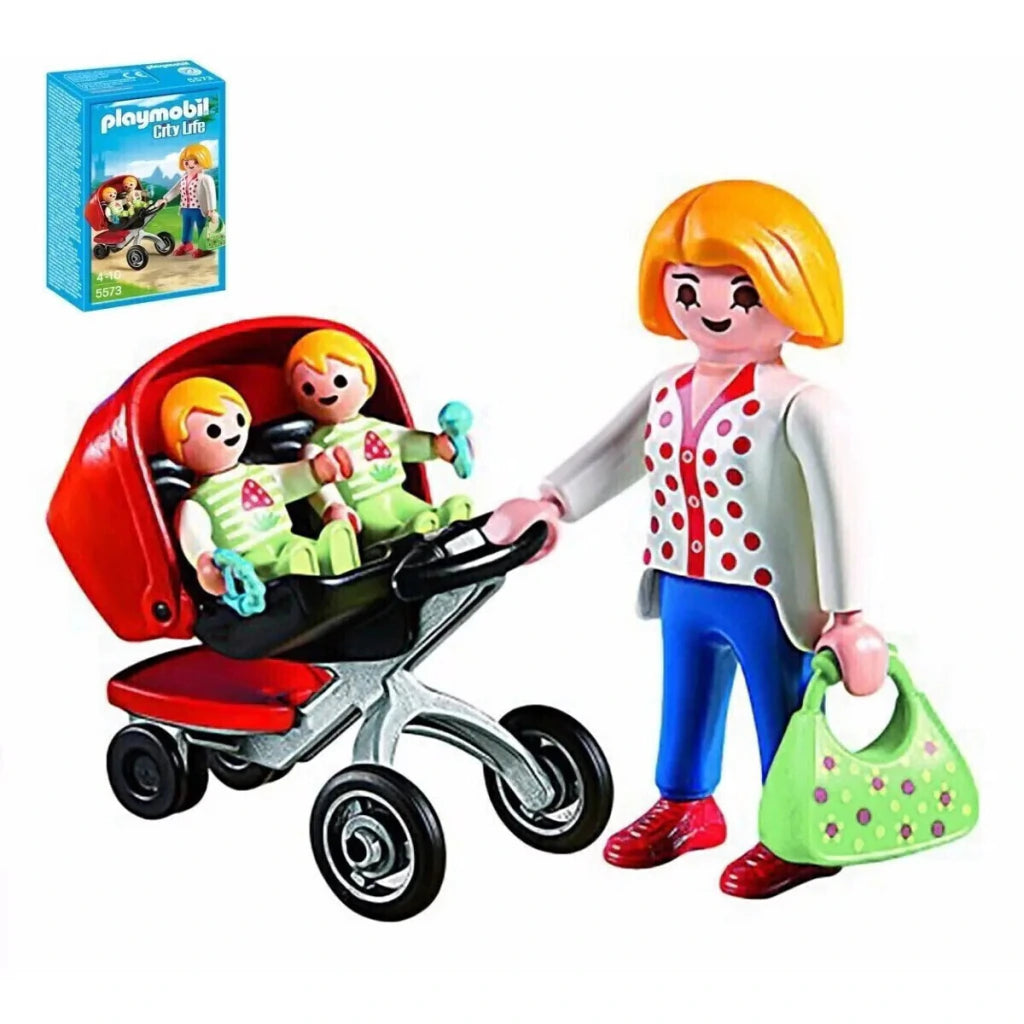 Playmobil Carrito con Gemelos Set Infantil City Life