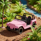 Auto Jeep Barbie Rosa con Red Mini Play Infantil