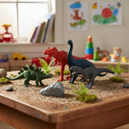 Set Dinosaurios 2 Grandes y 2 Chicos Juguete Infantil
