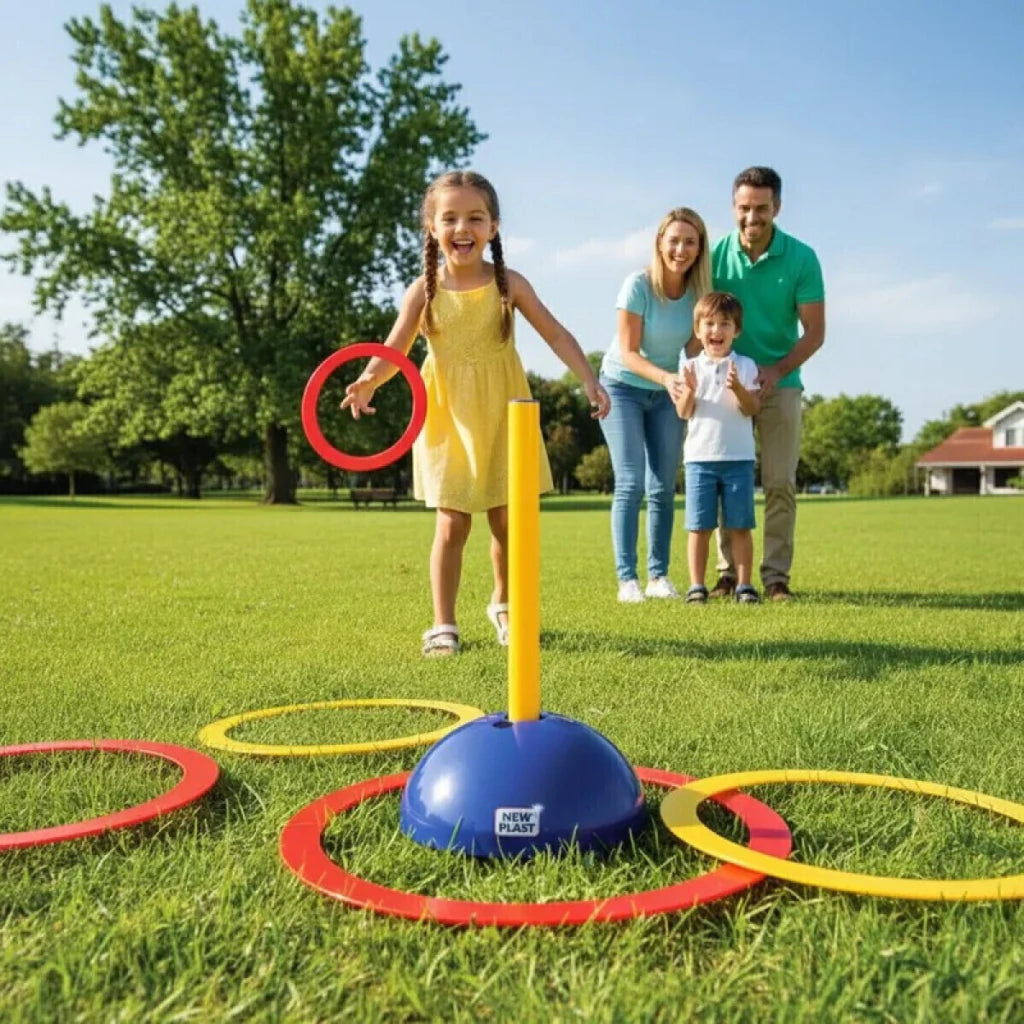 A Embocar Juego de Habilidad con 10 Aros New Plast