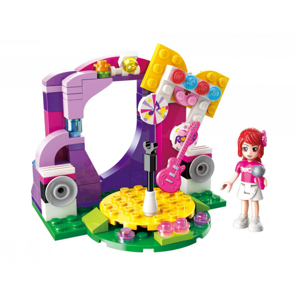 Escenario Musical para Armar Bloques Ladrillos Juguete