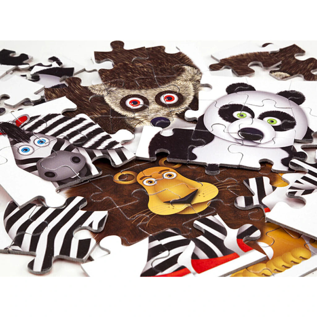 Juego de Mesa Infantil Puzzle Zoológico Ruibal