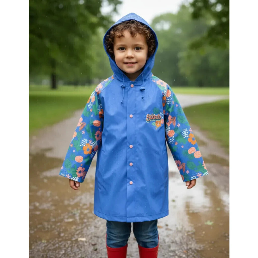 Piloto Infantil de Lluvia Stitch Wabro Impermeable Disney