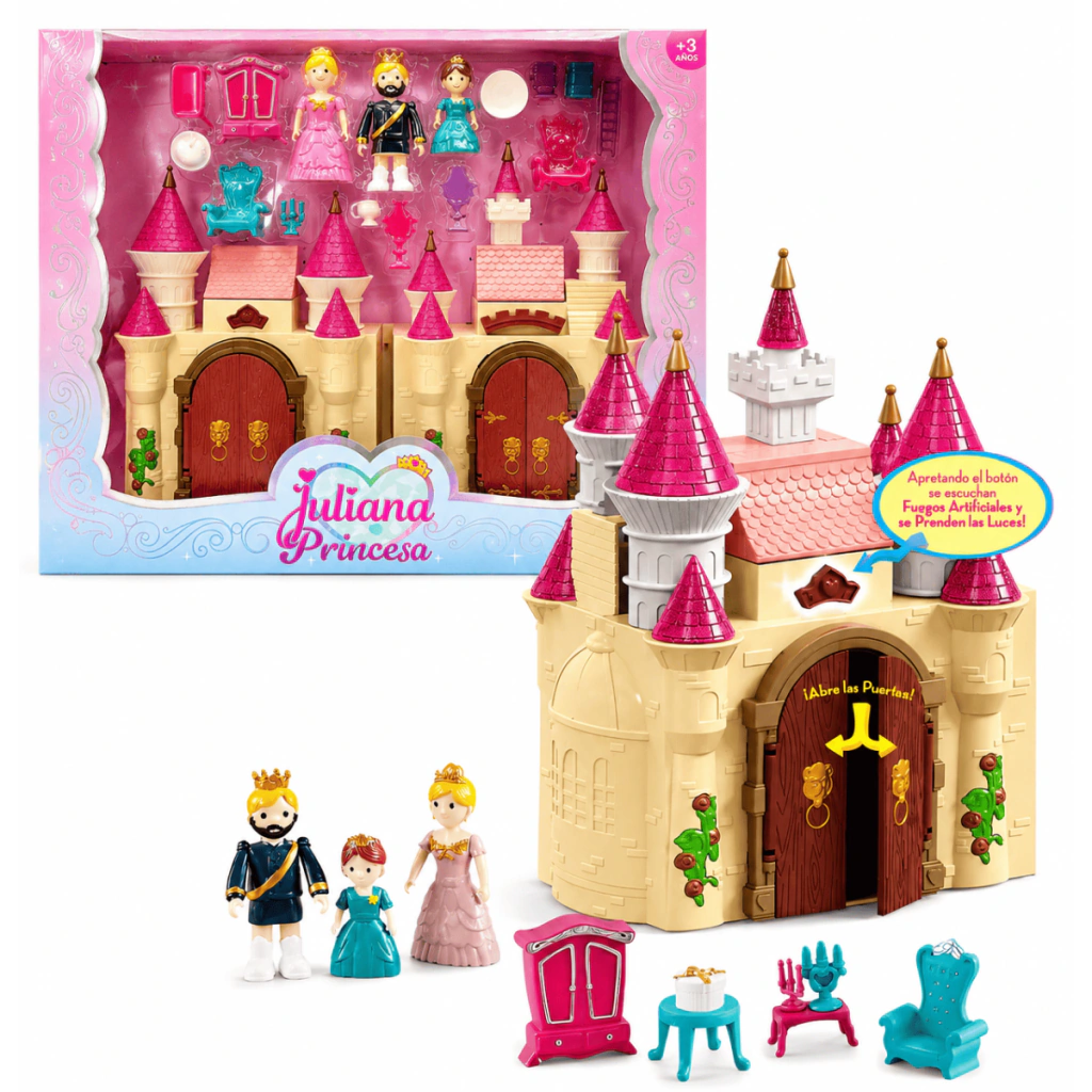 Juliana Princesa Castillo con Luz y Sonido Infantil