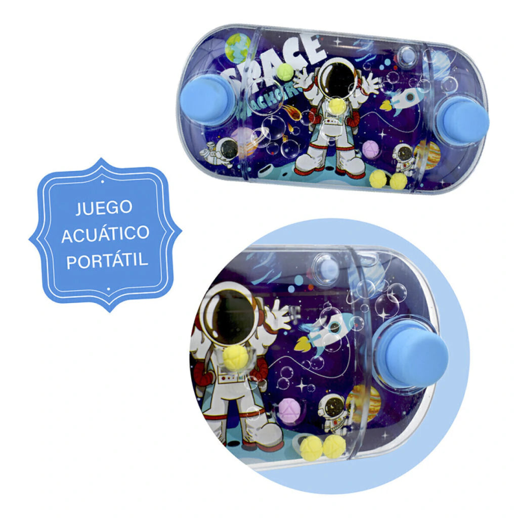 Juego de Agua Portátil Water Games Astronauta Water Rings Infantil