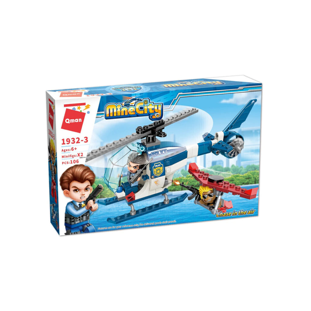 Qman Bloques Mine City Captura Forajidos Set Armable Infantil