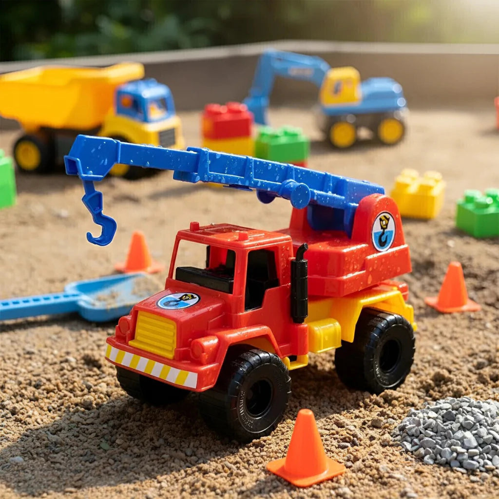 Camión Guinche Mediano Duravit Vehículo de Rescate Infantil