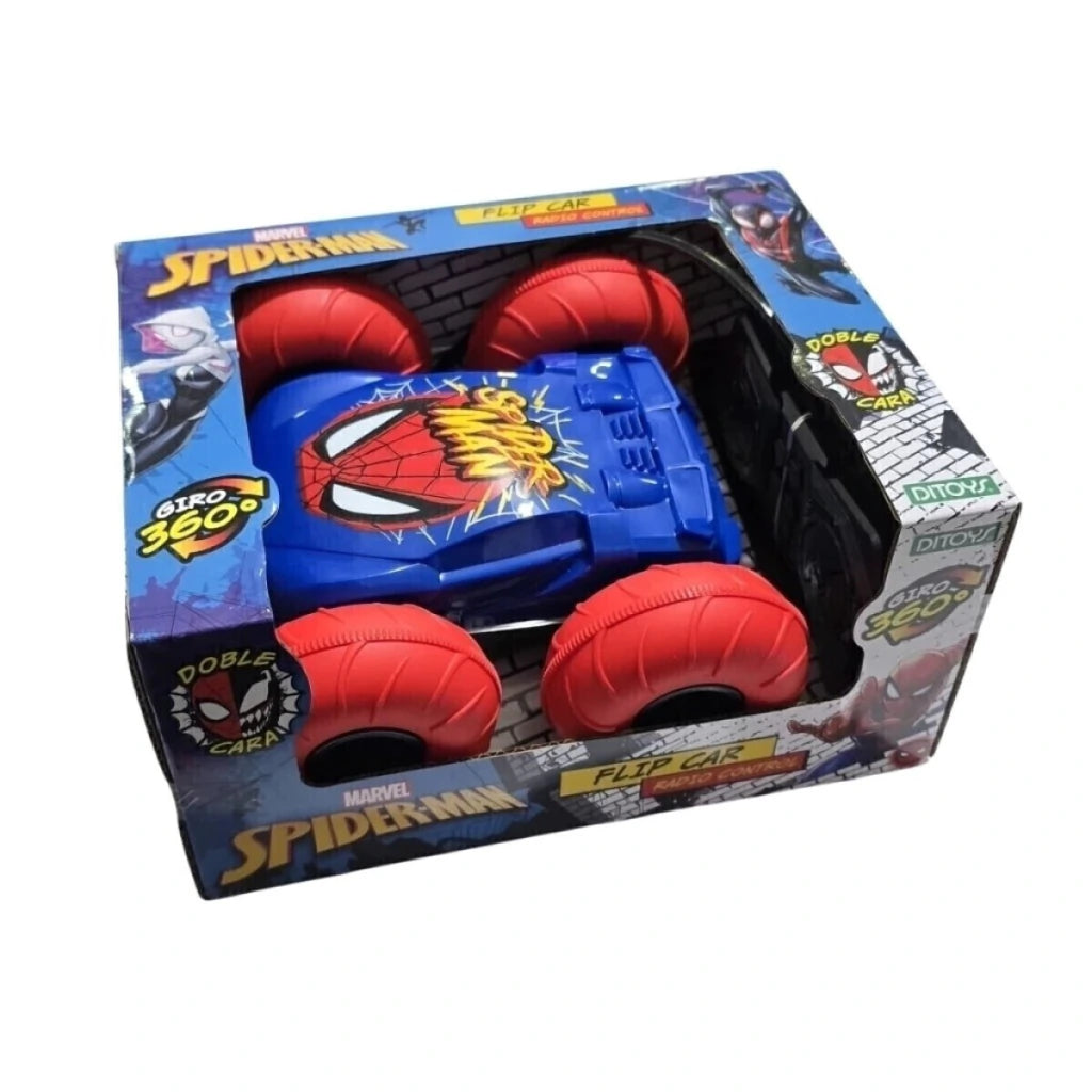 Flip Car Spiderman Ditoys Auto Acrobático 360°