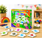 Juego de Mesa Infantil Bichitos Puzzles Ruibal Didáctico